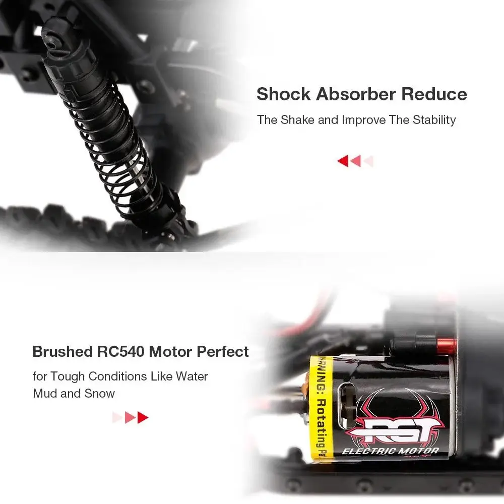 RGT 86100 1/10 2,4G 4WD RC Рок Гусеничный пульт дистанционного управления RC автомобиль стены гоночный автомобиль игрушки подарок для детей