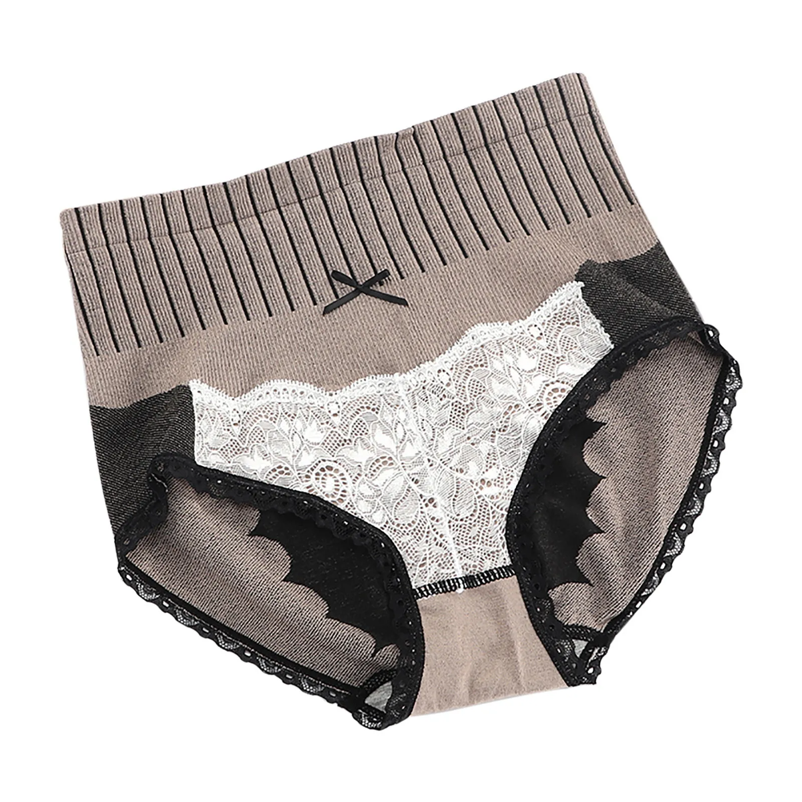 

Women's Lingerie High-waist Panties Feminine Lace Buttocks Abdomen Comfortable Intimates For Ladies Modal Underwear Multicolor