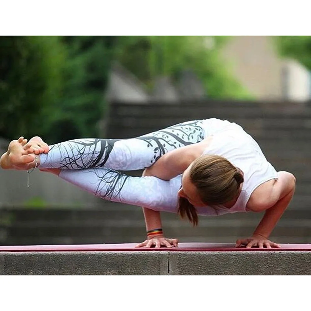 

New Style Print Pants Women Unique Fitness Leggings Workout Sports Running Leggings Sexy Push Up Gym Wear Elastic Slim Pants