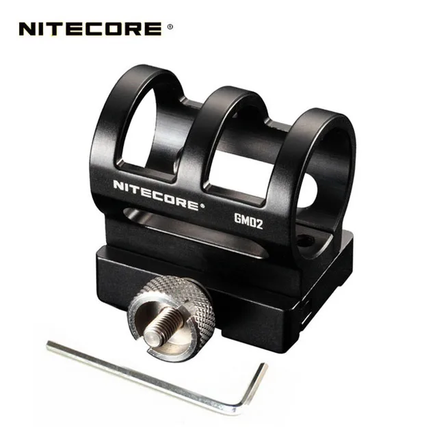 НАКЛАДКА NITECORE GM02 ДЛЯ ФОНАРЕЙ ИЗ АЛЮМИНИЕВОГО СПЛАВА ПОДХОДИТ ДЛЯ P30 MT40GT MT20C MH27UV MH20C MH10 SRT7 MT26 MH25GT и ДРУГИХ.