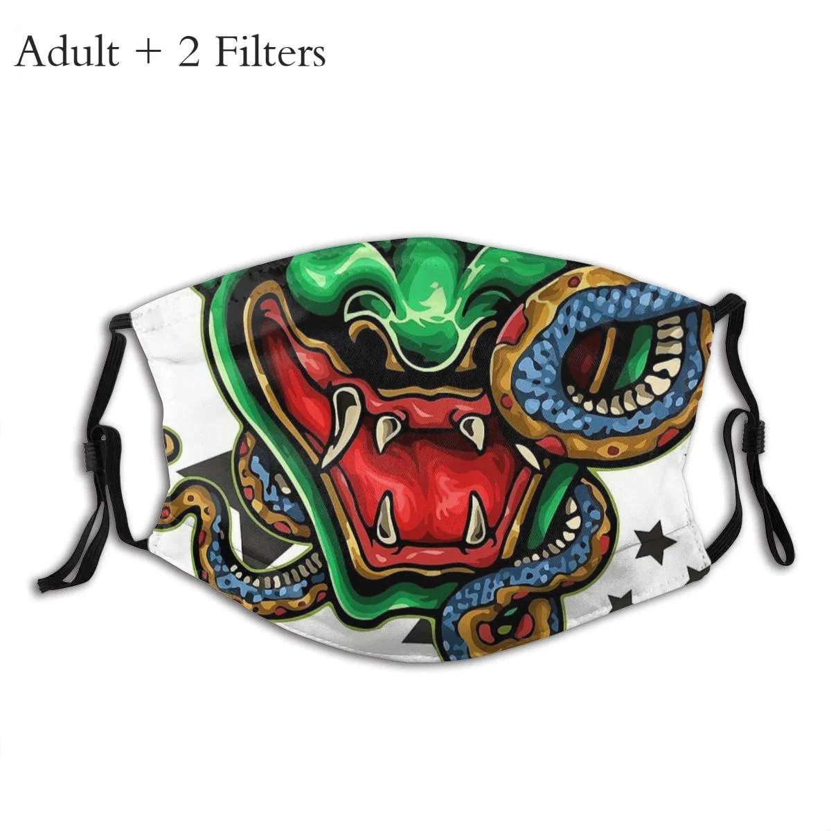 Они Япония самурайский демон Тканевые маски Oni искусство Обложка с фильтрами