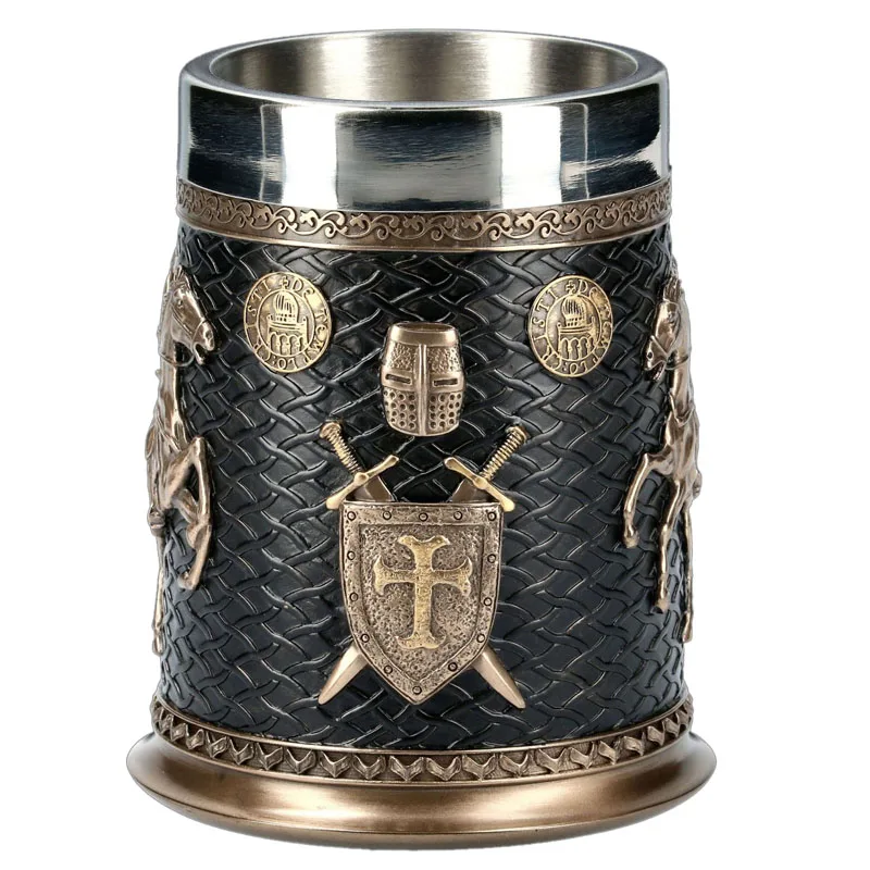 Кружка с 3d-изображением военной лошади кружки для пива большой емкости воды кофе