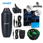 Top Dragonhawk тату Мачтовый двигатель вращающаяся машинка для ручки набор источник питания игла L