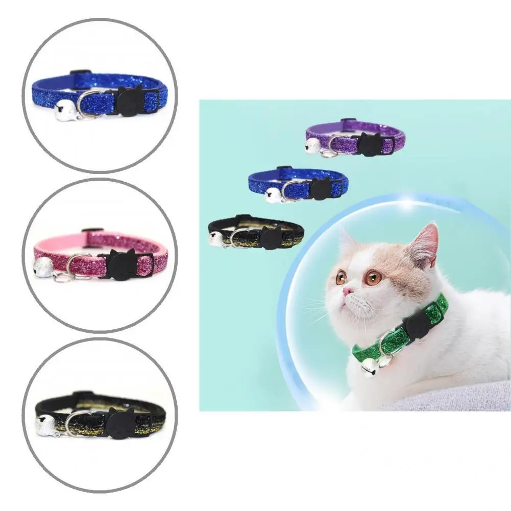

Cat Collar Releases Quickly Pet Supplies Puppy Glitter Collar Costume Outfits Glitter Puppy Collar Bling Pet Collar