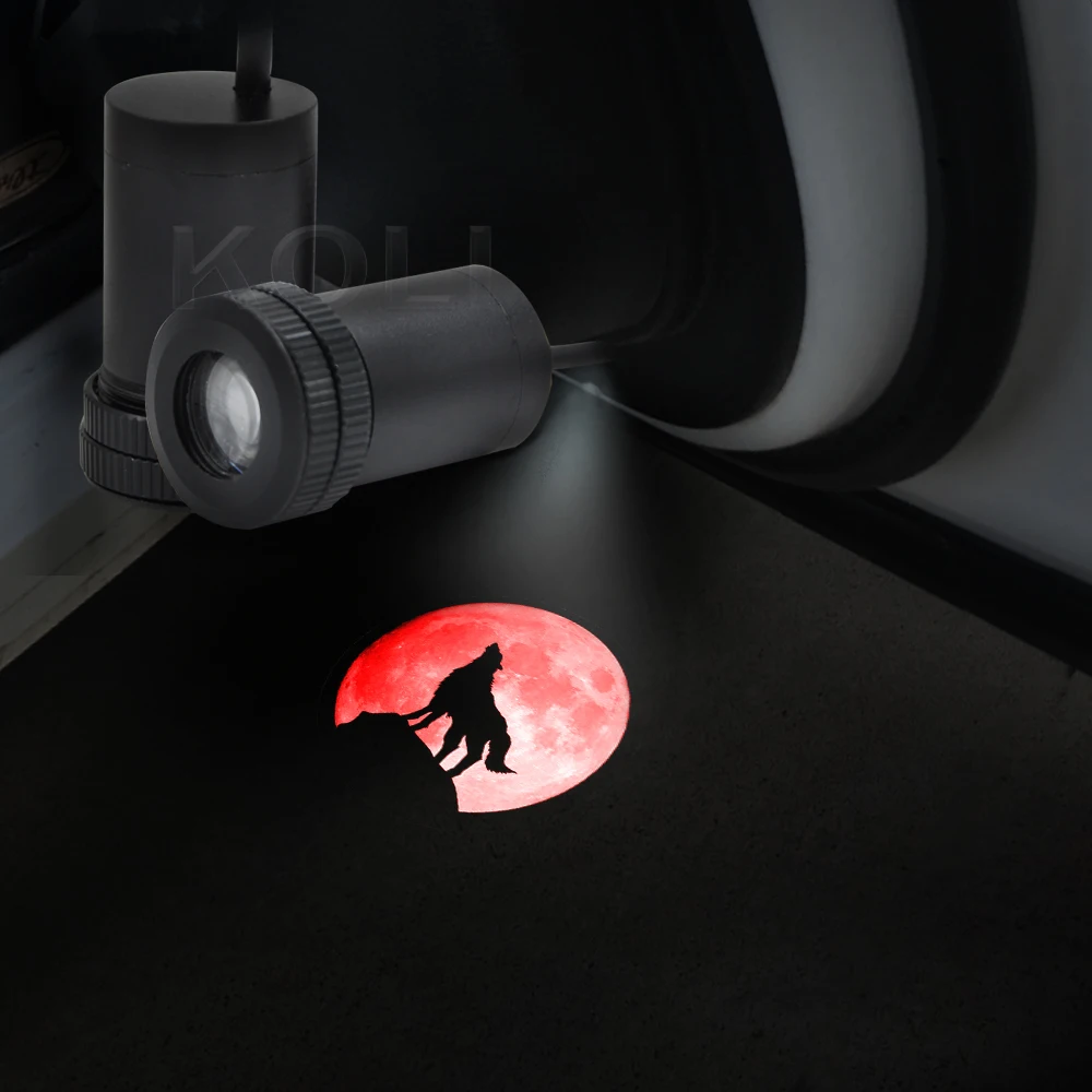 2 шт. автомобильный лазерный проектор с логотипом кровавая луна | Автомобили и