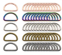 metal d rings d buckles 1 inch non welded d shape buckle clips belt buckles hardware bags ring for sewing purse clasp key chain