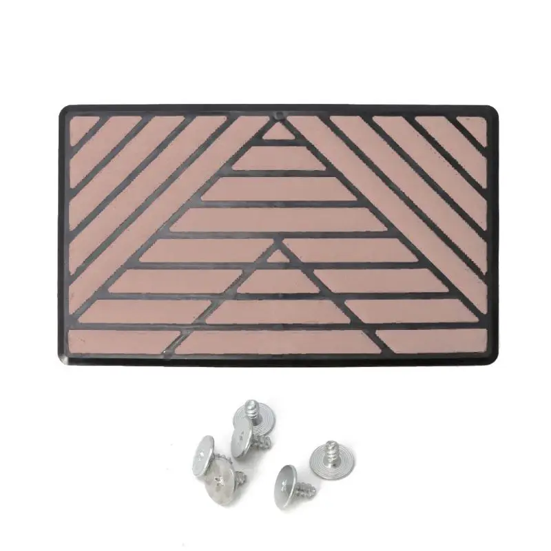 

25x15cm Car Universal Foot Heel Pad Plastic V-foot Pedal Anti-slip Floor Carpet