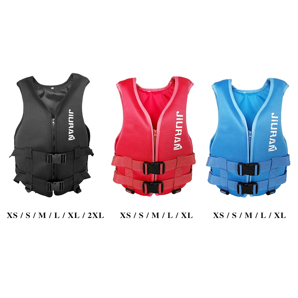 

Fishing Life Jacket Vest Neoprene Buoyancy Aid Floater Water Floatation Device Water Sports Survival Gear for Fishing Sailing