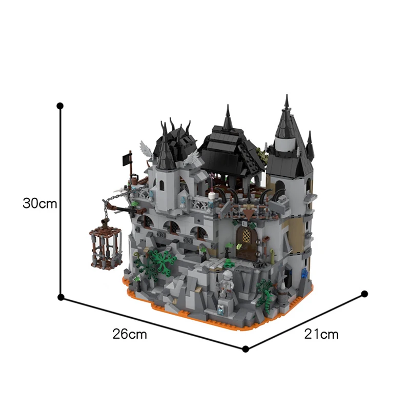 

Creator City Street View Architecture Bricks Lava Bastion Castle Model Building Blocks House Modular Bricks Educational Toys