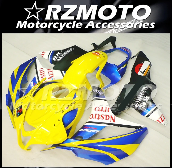 

Injection Molding New ABS Motorcycle Fairing kit fit for Honda CBR600RR F5 2007 2008 600RR Bodywork set custom Yellow Blue