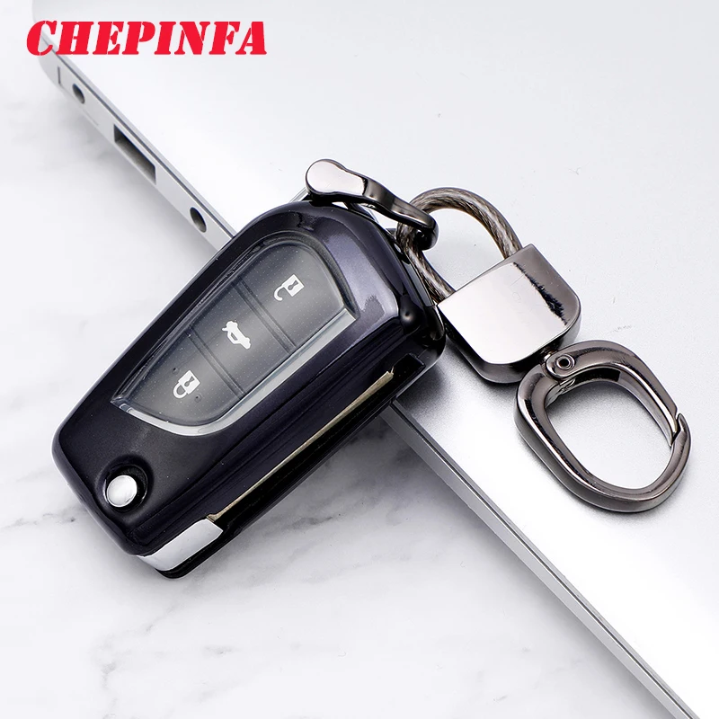 

TPU Car Key Case Full Cover Protect Shell For Toyota Auris Rav4 Corolla Reiz Avensis Verso Yaris Aygo Scion TC IM