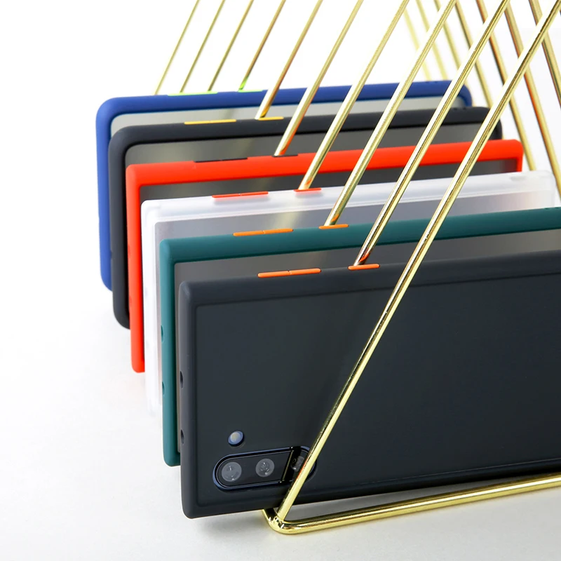 Матовый Жесткий чехол для Samsung Galaxy Note 10 Plus S10 S10E A40 A50 A60 A70 A10S A20E A30S M40 M30|Бамперы| |