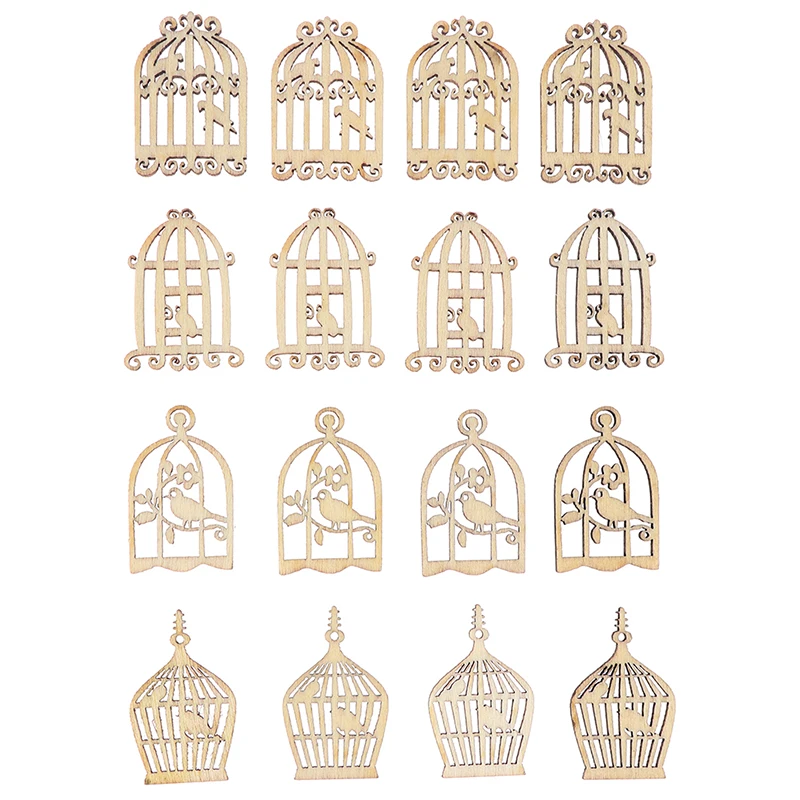 50 шт. детские деревянные клетки для птиц|Поделки из дерева| |