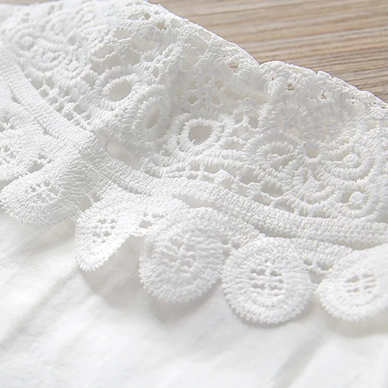 Белая рубашка для девочек на весну и осень модная универсальная детская футболка