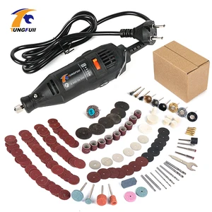 Гравер TUNGFULL 30000 обмин, 220 В, гравер с аксессуарами Dremel, Деревообрабатывающие инструменты, мини-дрель, режущий диск Dremel