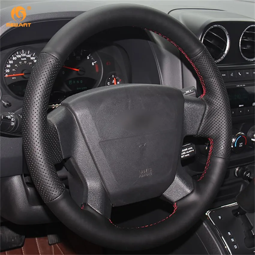 Черный оригинальный кожаный чехол MEWANT для Jeep Compass 2006 2010 старый Патриот 2007