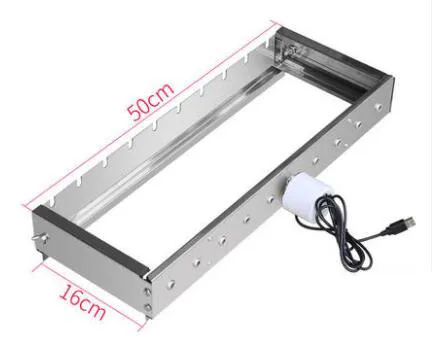 50 см 10 отверстий нержавеющая сталь Автоматическая листать полка регулировки