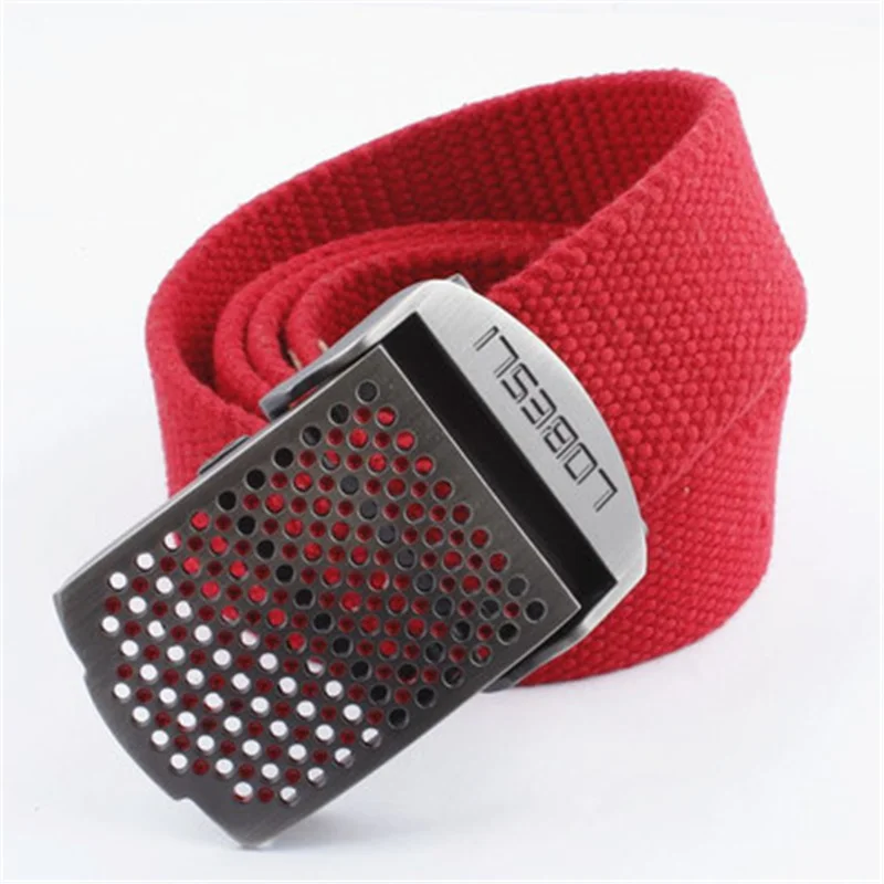 Ремень брезентовый мужской повседневный модный пояс в стиле ВВС на пуговицах из