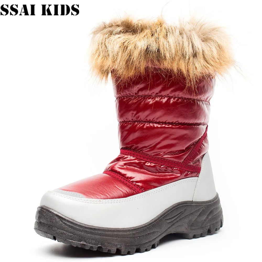 

SSAI KIDS Women Boots 2020 Winter Snow Boots Shoes Women Platform Shoes Comfortable and Non-slip Boots 36-42