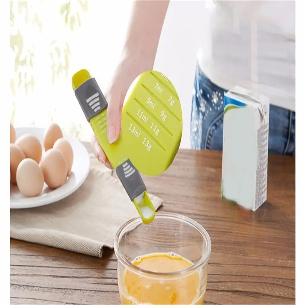 Кухонная восьмиступенчатая весовая ложка регулируемая количественная