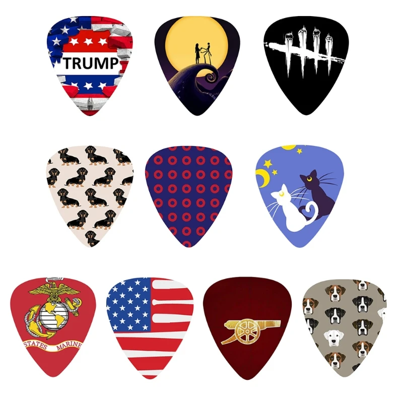 

2022 New Guitar Picks Acoustic Alice Bass Pic Plectrum Mediator Metal Guitar Picks