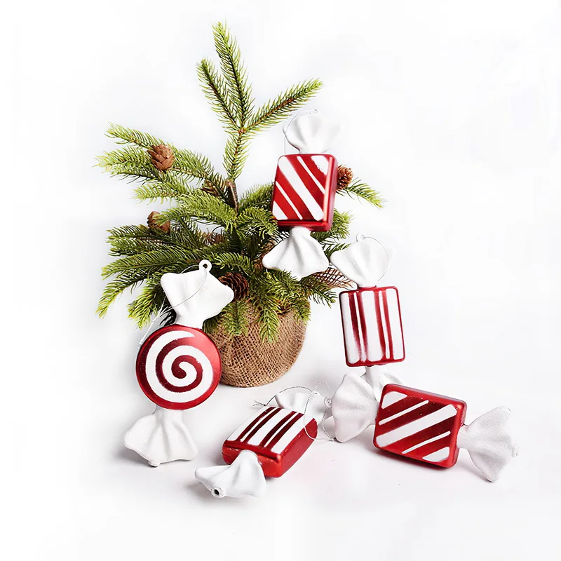 15 см большие строительные рождественские украшения свадебные красно-белые