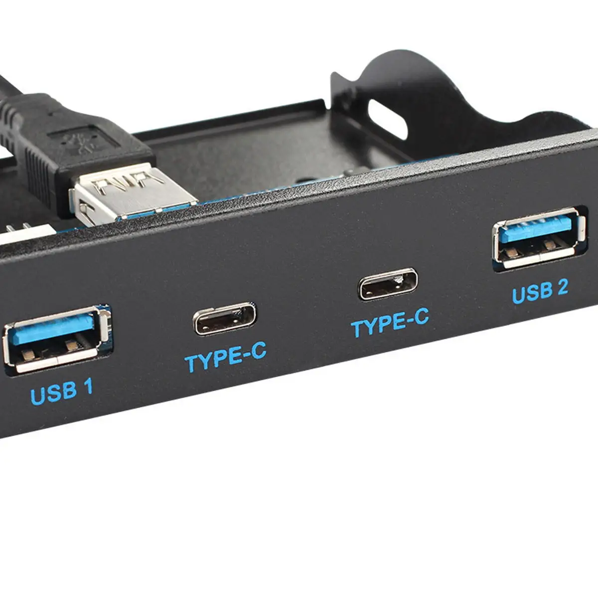 

CYSM Chenyang USB 3.1 Front Panel Header to USB-C & USB 3.0 HUB 4 Ports Front Panel Motherboard Cable for 3.5" Floppy Bay