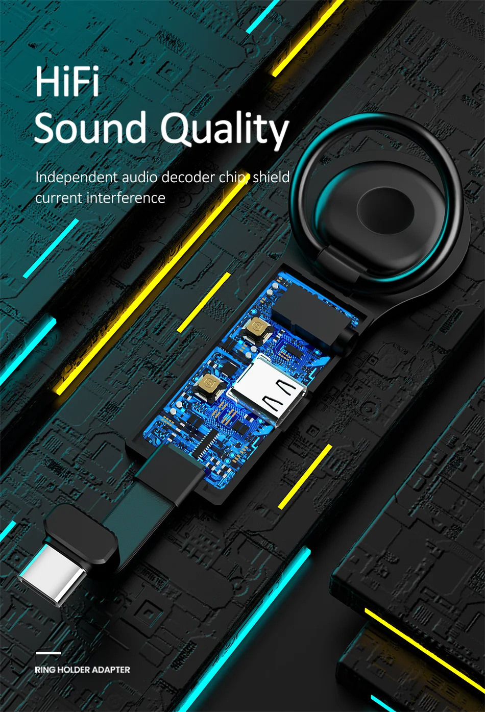 USAMS Тип C 3,5 мм Aux адаптер type-c OTG Аудио адаптер для samsung S10 S9 USB C к type C двойной QC PD 3,0 адаптер быстрой зарядки