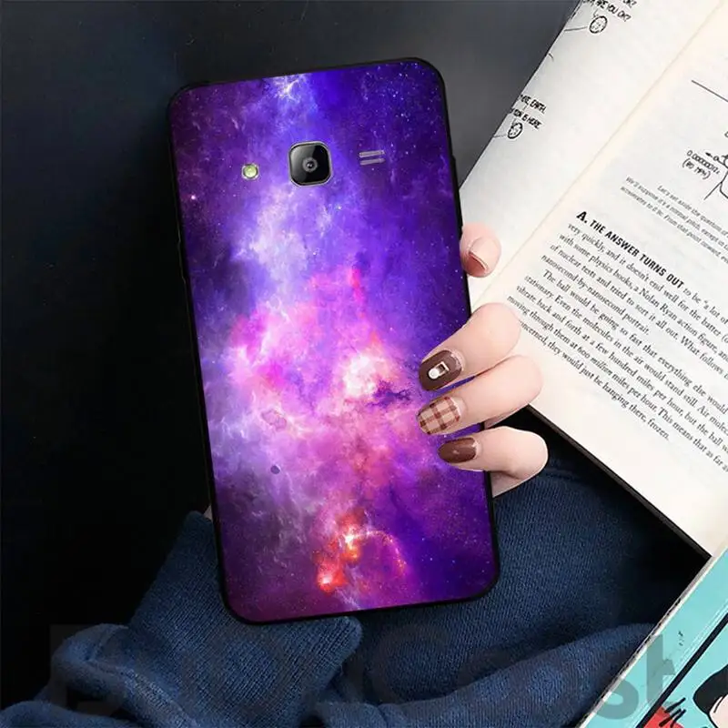 

Interstellar Purple Space Star Phone Case For Samsung galaxy S 7 8 9 10 20 edge A 6 10 20 30 50 51 70 note 10 plus