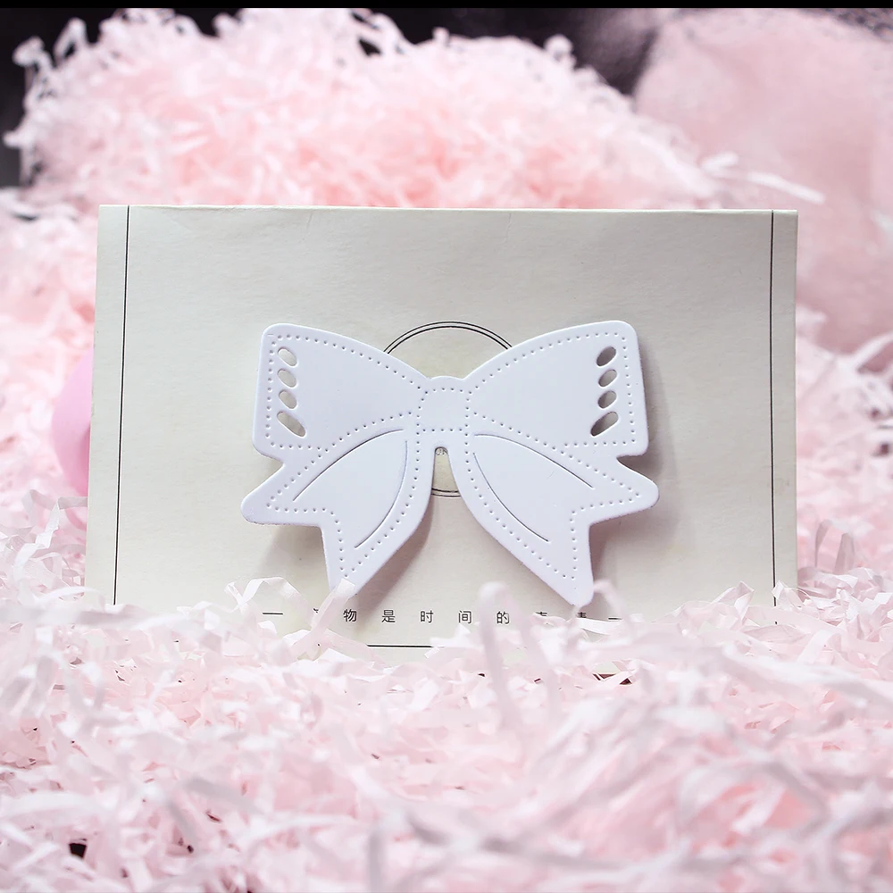 Металлическая резка штамповка лук alinacraft бант сердце граница Скрапбукинг