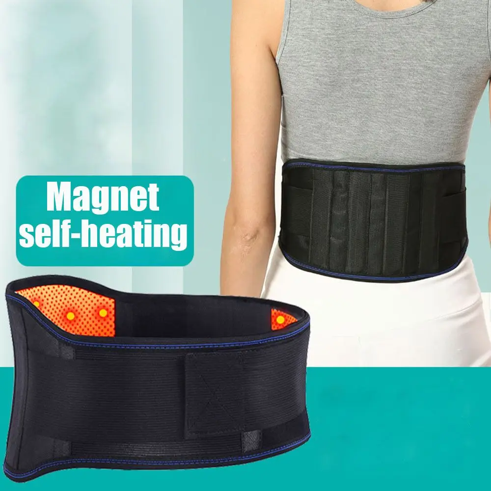 

Adjustable Health Tourmaline Care Waist Support Belt Massage Band Lumbar Brace