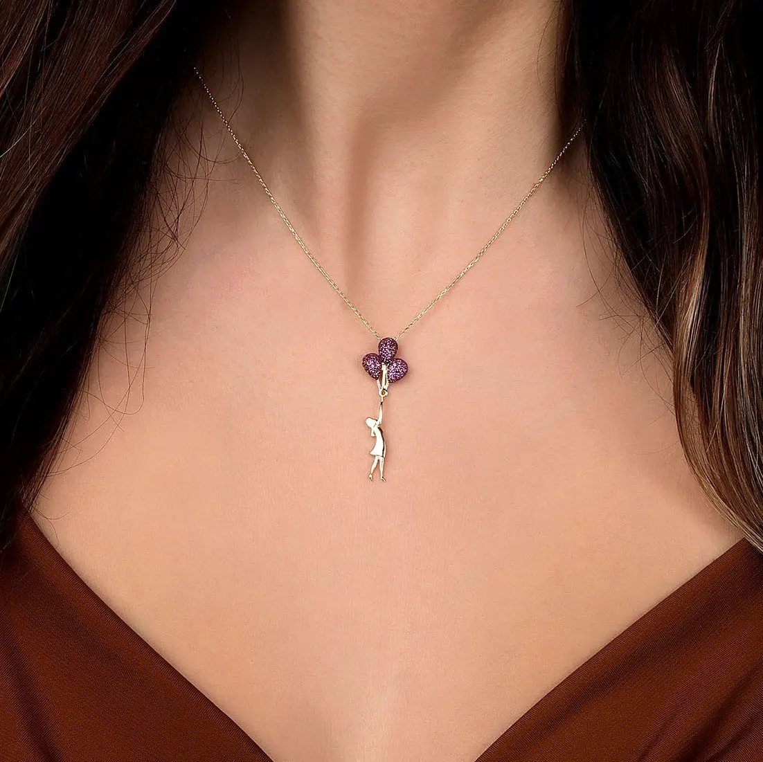 

BUBBLE GIRL NECKLACE