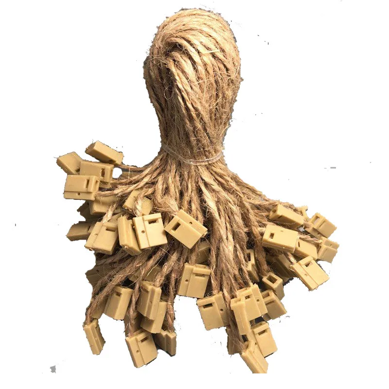 1000 шт. крепежные петли для бирки из конопляного шнура | Дом и сад