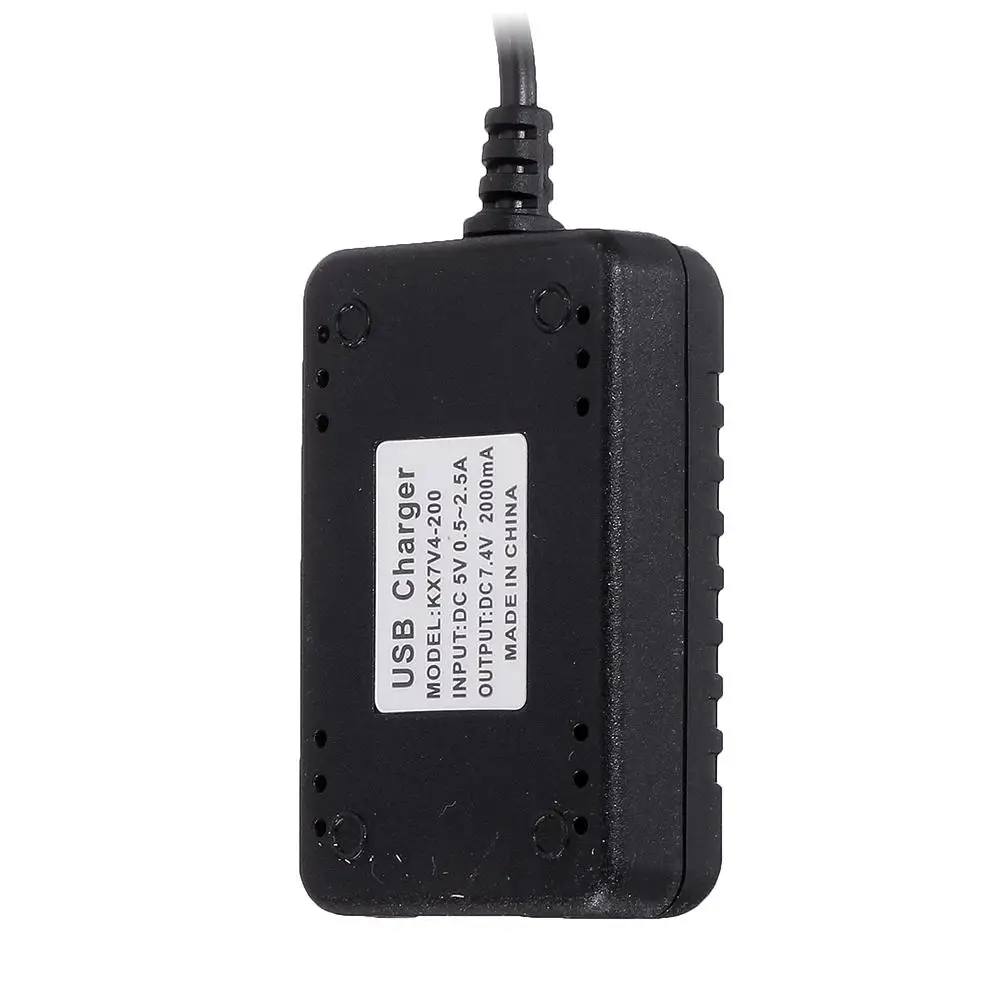 7.4V 2000Mah 5cm XH-3P Quick USB Charger for Wltoys 144001 XK K130 12428 A959 A959-B A979 A979-B K989 K969 RC Car Vehicle Models | Игрушки и