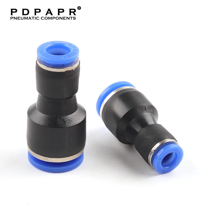 

PG Pneumatic Fittings Plastic Connector 4/6/8/10/12/16mm For Air water Hose Tube Fitting Push in Straight Gas Quick Connection