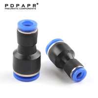pg pneumatic fittings plastic connector 468101216mm for air water hose tube fitting push in straight gas quick connection