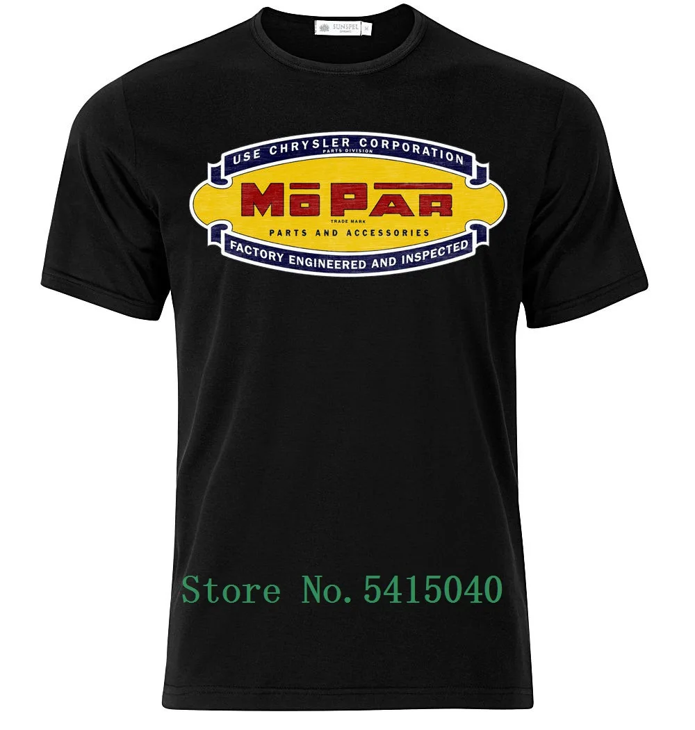 Новинка 2019 года футболка из 100% хлопка с надписью Mopar Vi Graphic короткими и длинными