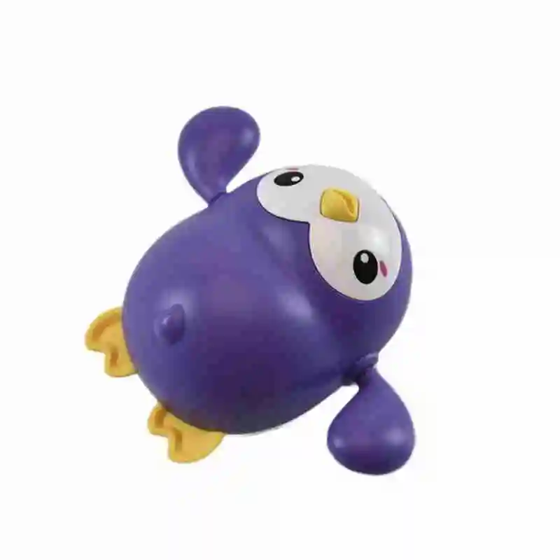 

Cute Animal Baby Bathroom Bath Toys Cartoon Crab Penguin Whale Baby Water Toy Infant Swim Chain Clockwork Toy For Toddler Baby