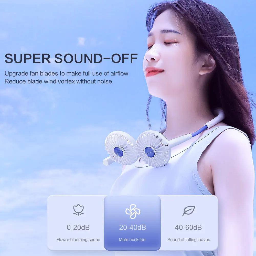 Портативный подвесной вентилятор для шеи SmartDevil мини кондиционер с воздушным