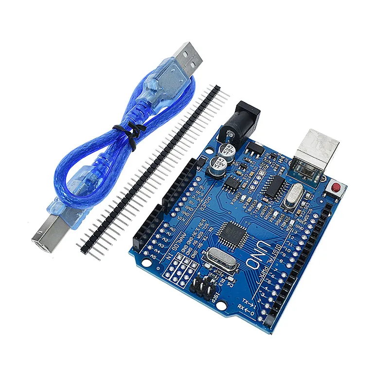 Чип LIZAO UNO R3 CH340G + MEGA328P 16 МГц для Arduino макетная плата и USB кабель один