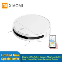 original xiaomi mijia robot vacuum cleaner mop essential g1 model cleaner suitable for home smart sweeper smart life plan