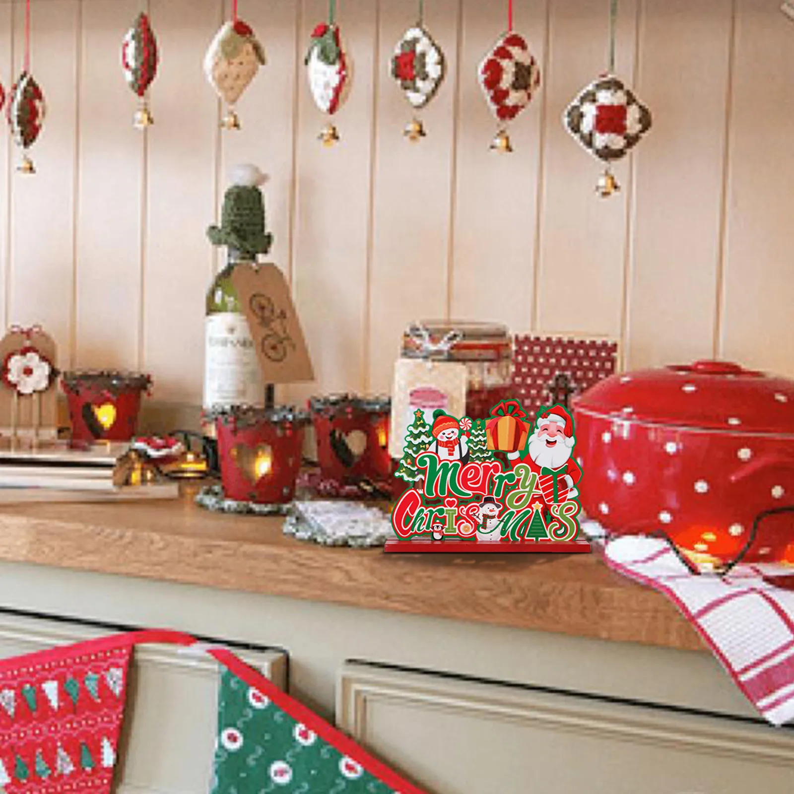 Рождественские украшения Рождественская елка с английским алфавитом для