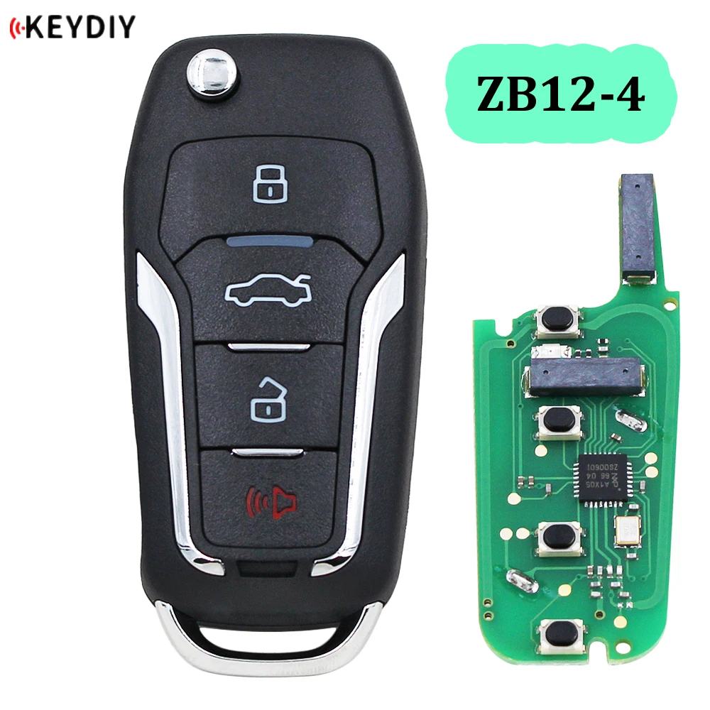 KEYDIY универсальный смарт ключ ZB12 4 для KD900 KD X2 Автомобильный Удаленная Замена