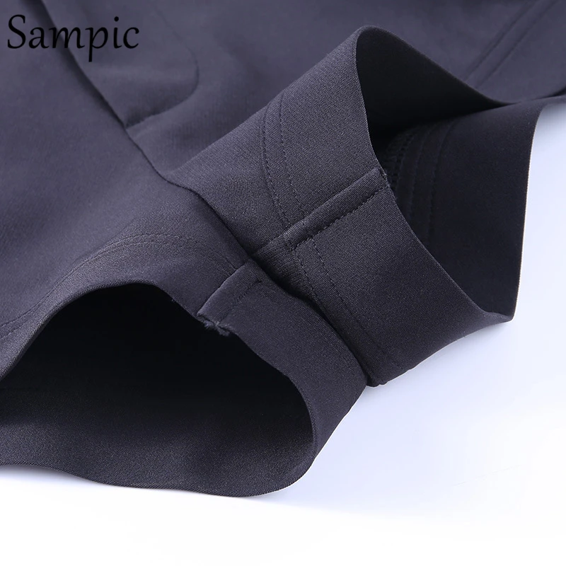 

Sampic Summer Casual Sexy Office Femme Wrap Mini A-Line Blazer Shorts Club Party Bodycon Women High Waisted Shorts 2021