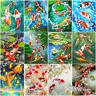 Набор для рисования по номерам на холсте, с животными