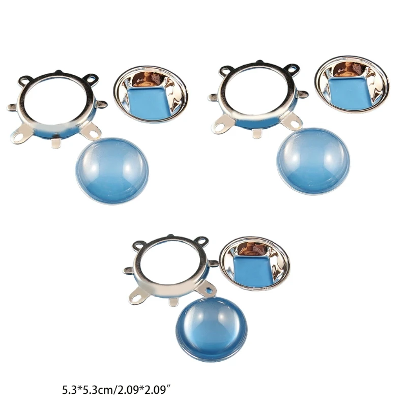 

LED Lens Optical Glass 44mm + 50mm Reflector Collimator Houseing + Fixed Bracket with Holder 20W-100W LED Light Lamp
