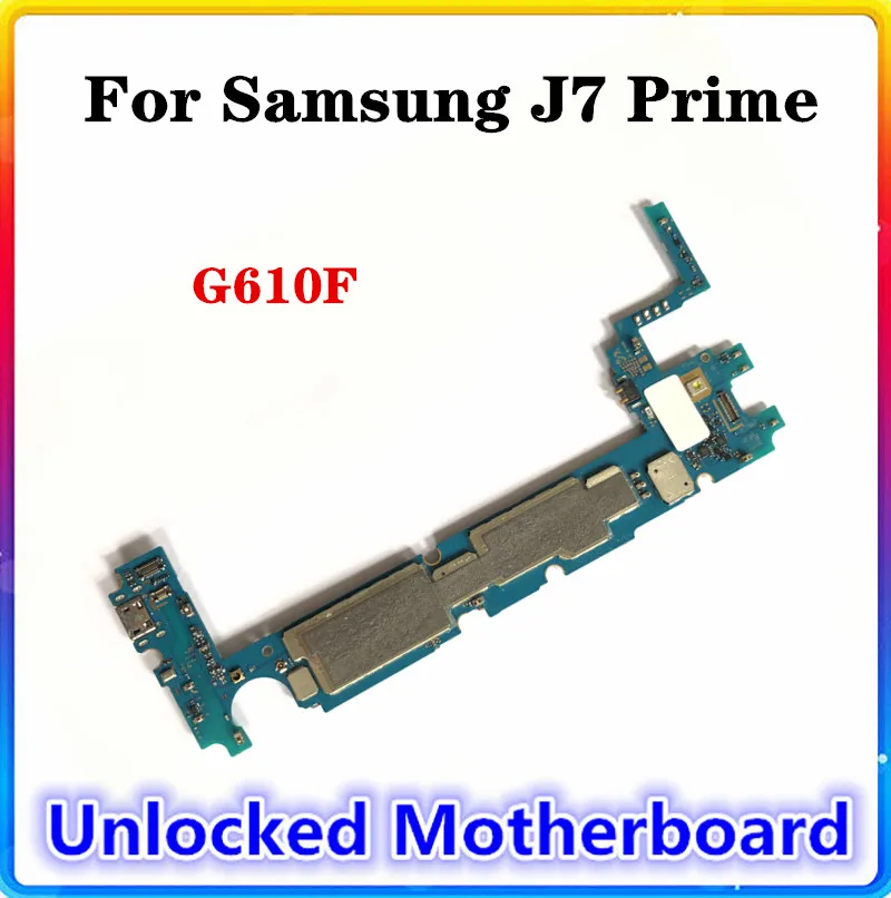 Материнская плата для Samsung J7 Prime G610F G615F оригинальная чистая материнская с чипом