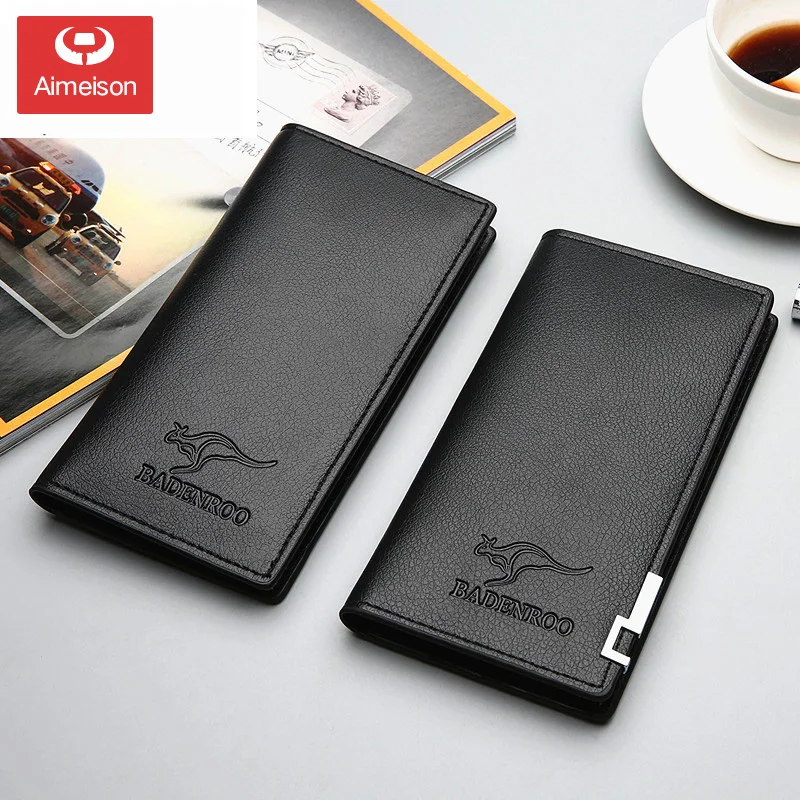 Длинный кошелек мужские кошельки из ПУ кожи мужской кошелек|Мужские кошельки| |
