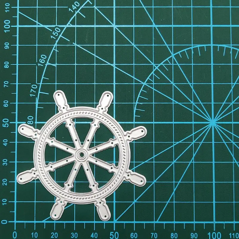 

Rudder Metal Cutting Dies Stencil DIY Scrapbooking Album Stamp Paper Card Embossing Craft Decor