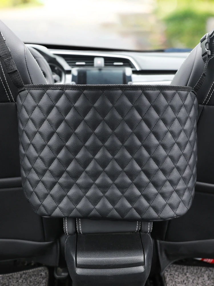 

Universal Car Seat Back Rear Storage Bag Organizer Auto Rear Back Pockets Cage Hanging Car Interior Decoration